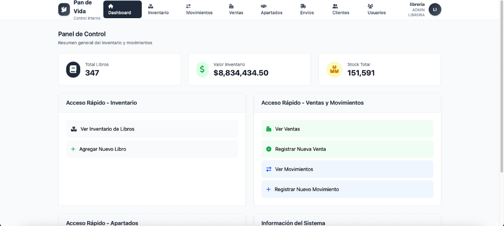 Laravel — Dashboard Administrativo