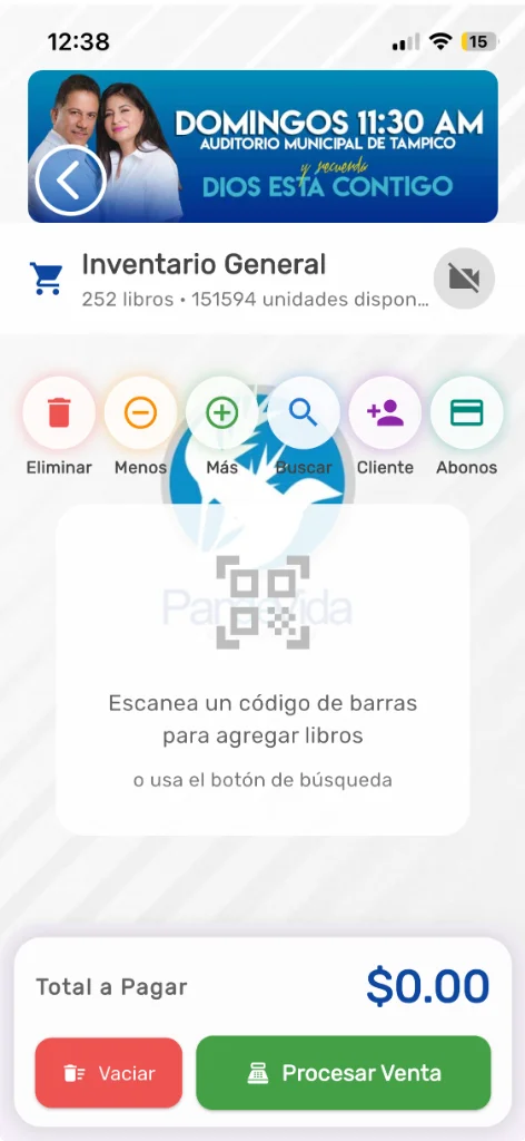 App — Escaneo POS
